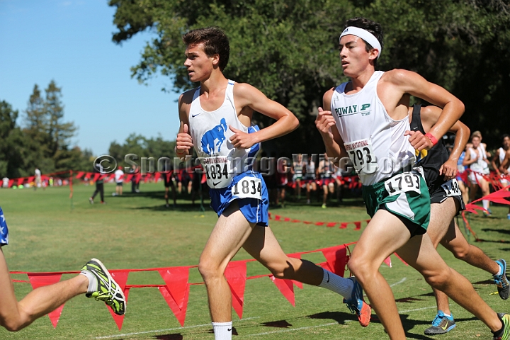 2015SIxcHSSeeded-075.JPG - 2015 Stanford Cross Country Invitational, September 26, Stanford Golf Course, Stanford, California.